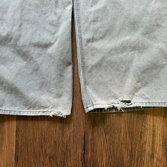 GAP Worker Jeans Gray 100% Cotton Utility Workwear Pants Sz 36 - Picture 8 of 8